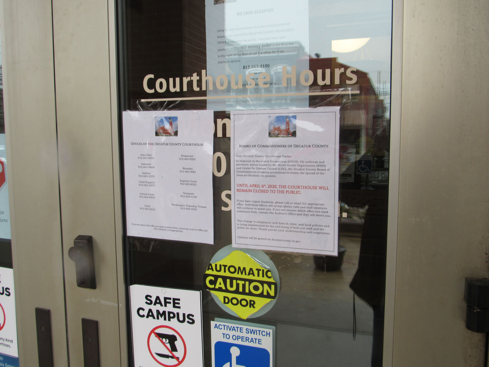 CLOSED TO THE PUBLIC